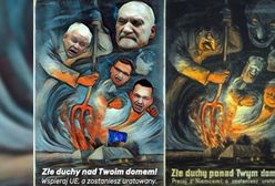 Skandaliczna grafika na Twitterze posła PO. Wzorowana na nazistowskim plakacie