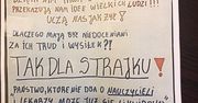 Strajk nauczycieli. W sieci rozchodzi się plakat uczniów