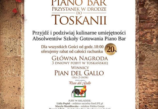 Piano Bar - przystanek w drodze do Toskanii