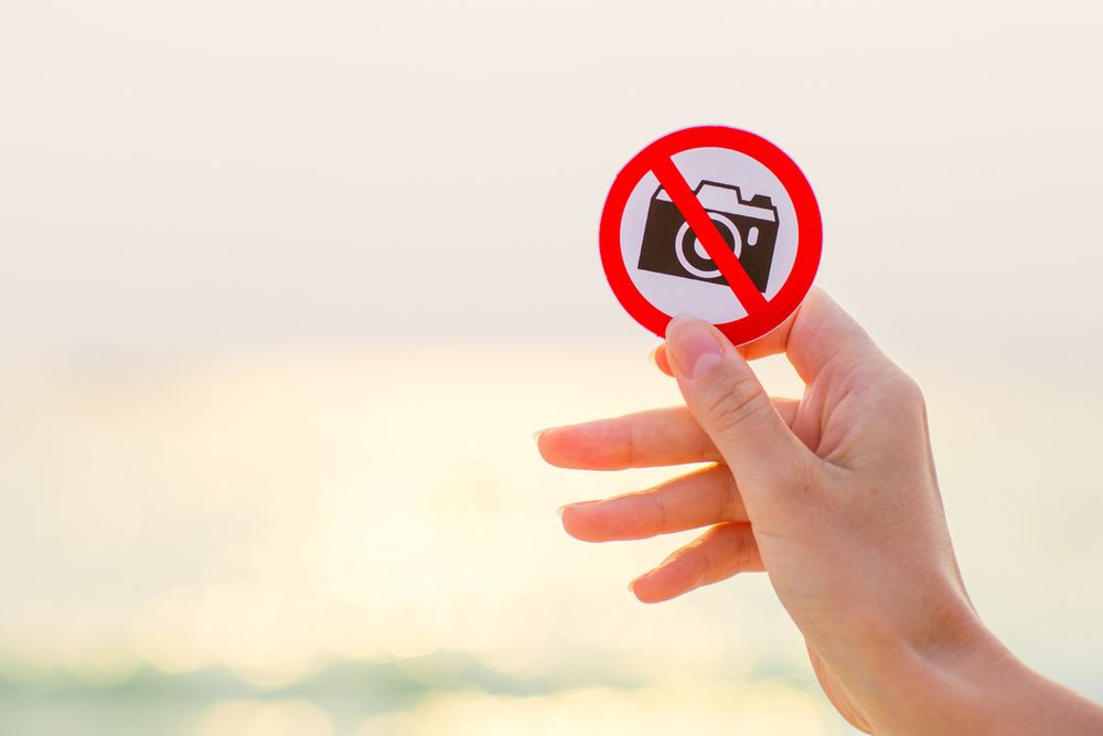 Minie wiele czasu, nim turyści przyzwyczają się do zakazu fotografowania