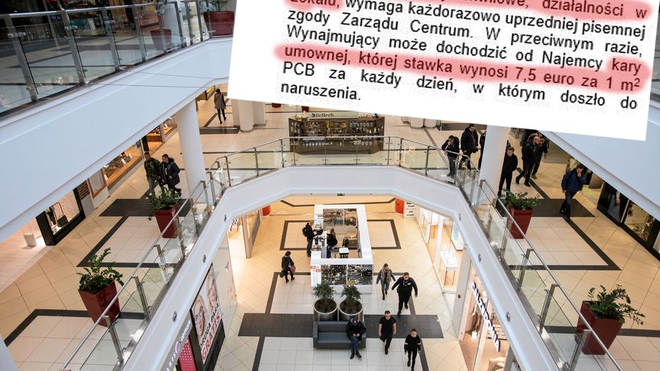 Zarządca galerii wprowadził kary dla tych, którzy nie chcą otworzyć biznesu w wolne niedziele
