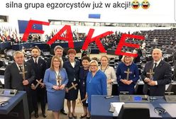 Fotomontaż z europosłami PiS obiega internet. "Krzyżowcy" okazali się fejkiem