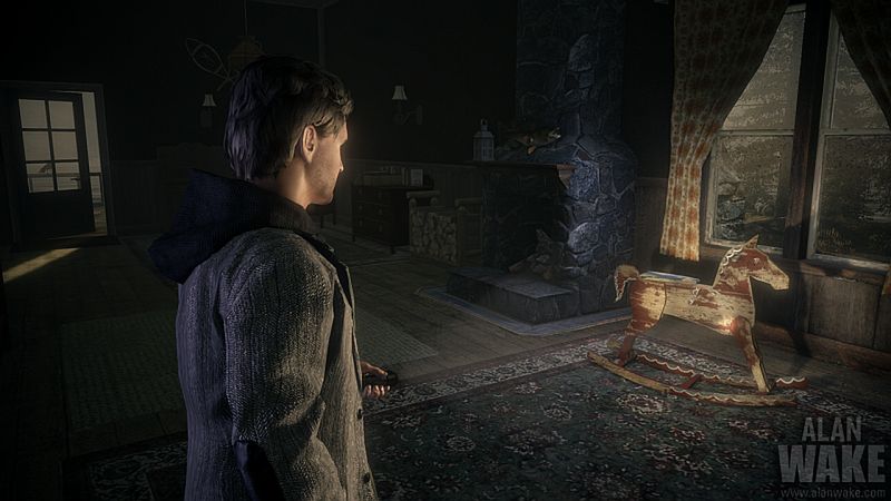 Alan Wake, koń na biegunach i jednooki motocyklista