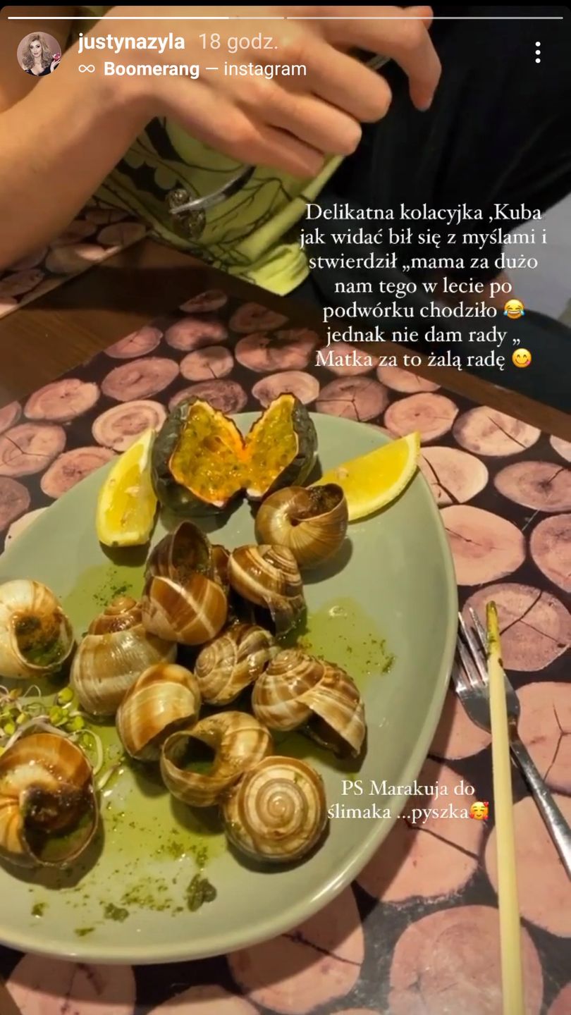Syn Justyny Żyły nie był zadowolony z kolacji