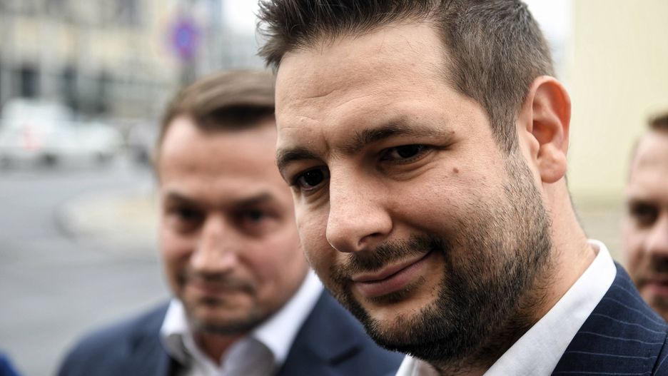 Patryk Jaki (na pierwszym planie)  i jego potencjalny zastępca - Piotr Guział.
