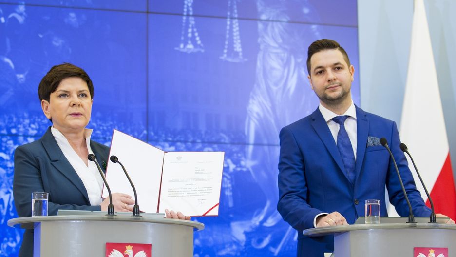 Wybory do PE. Beata Szydło i Patryk Jaki