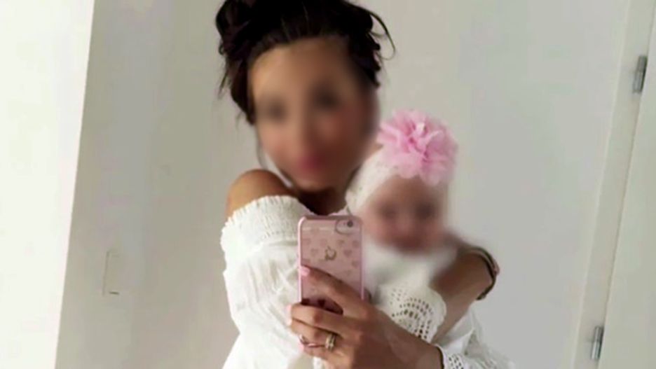 Oliwia P. z córeczką Nelią