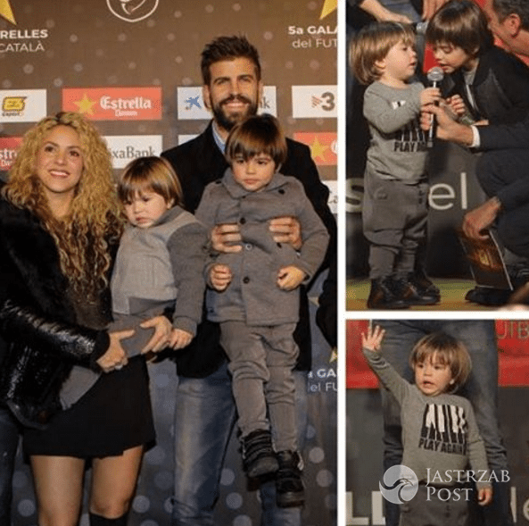 Shakira i Gerard Pique razem z dziećmi na gali w Katalonii fotki