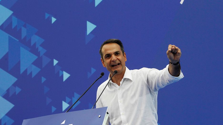 Kyriakos Mitsotakis, lider Nowej Demokracji