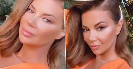 Edyta Górniak kusi głębokim dekoltem na weselu przyjaciół. Widok niezły, ale to jeszcze nic. Te buty to dopiero zaskoczenie!