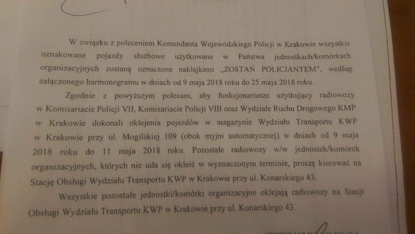 Takie zdjęcia krążą wśród funkcjonariuszy 