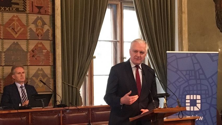 W "okrągłym stole" uczestniczył poseł z Krakowa Jarosław Gowin 