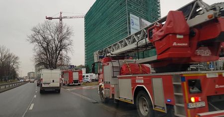 Tragedia na budowie w Krakowie. Mężczyzna spadł z wieżowca
