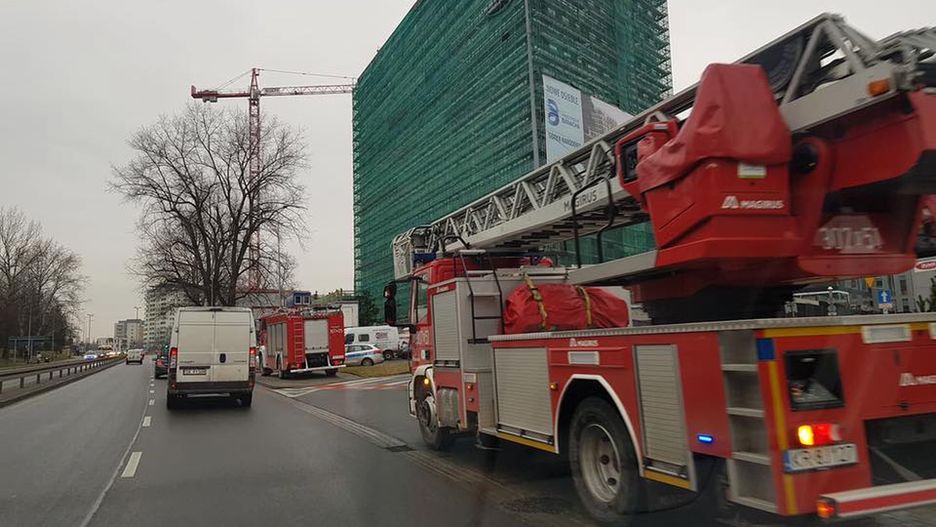 Kraków. Śmiertelny wypadek na budowie biurowca.