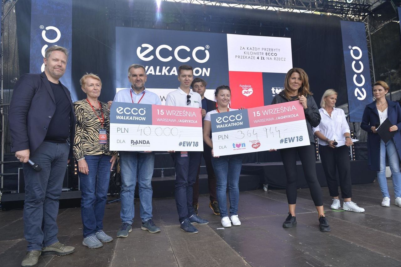 Podsumowanie ECCO Walkathon. 400 000 złotych na rehabilitację dzieci