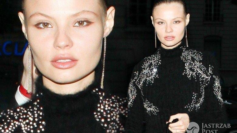 Kreacja: Francesco Scognamiglio. Magdalena Frąckowiak na gali amfAR w Paryżu (fot. ONS)