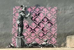 Banksy w Paryżu. Zrobił polityczne murale