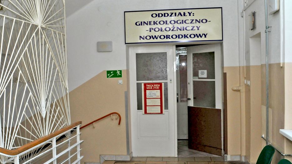 Szpital w Białogardzie, z którego został porwany noworodek. 
