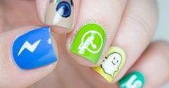 Social media na paznokciach