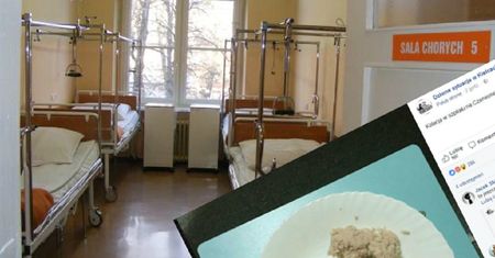 Zdjęcie kolacji w szpitalu wywołało burzę. "Nazywasz to jedzeniem?"
