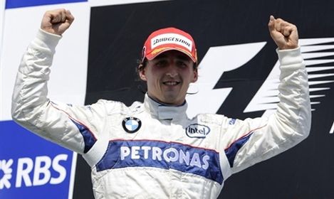 Austriacy: Kubica spieszył się na mecz