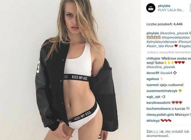 Karolina Pisarek z Top Model 5 w sesji PLNY Lala (fot. Instagram)