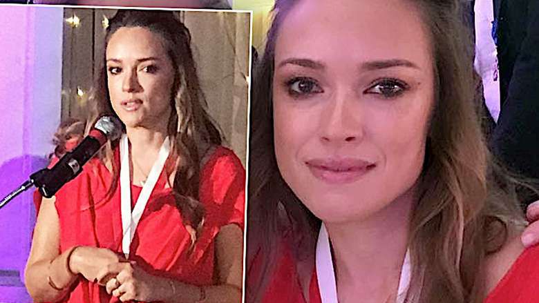 Alicja Bachleda-Curuś czerwona kreacja gala