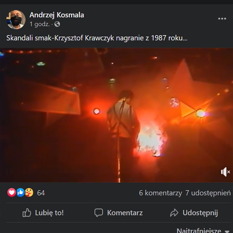 Andrzej Kosmala wspomina Krzysztofa Krawczyka. Przypomina jego twórczość