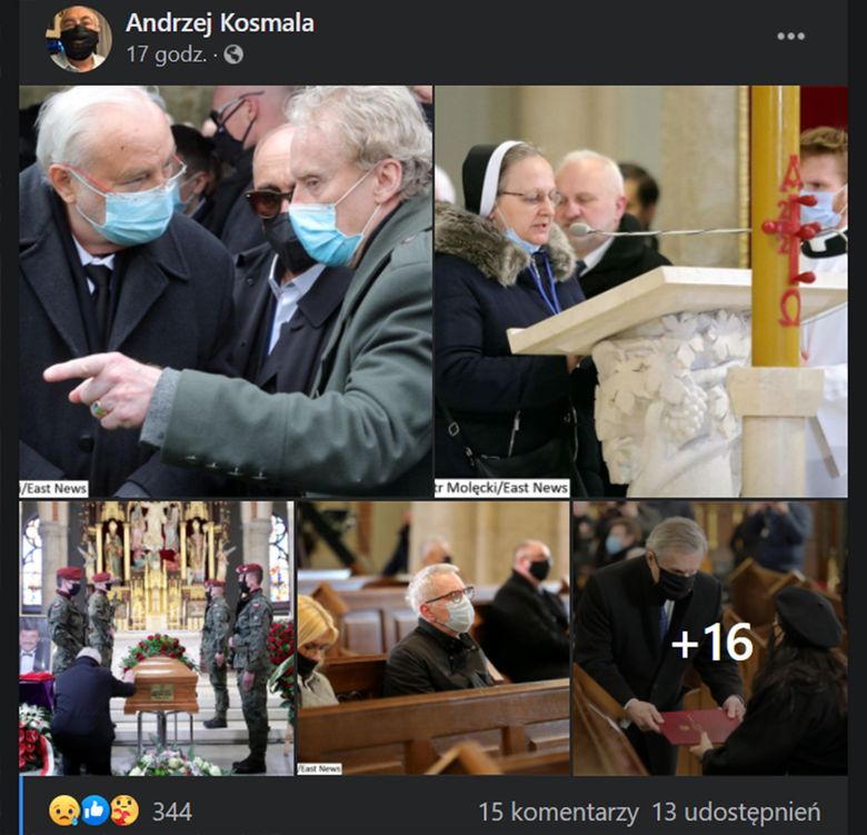 Andrzej Kosmala wspomina Krzysztofa Krawczyka w mediach społecznościowych. Upamiętnił pogrzeb muzyka