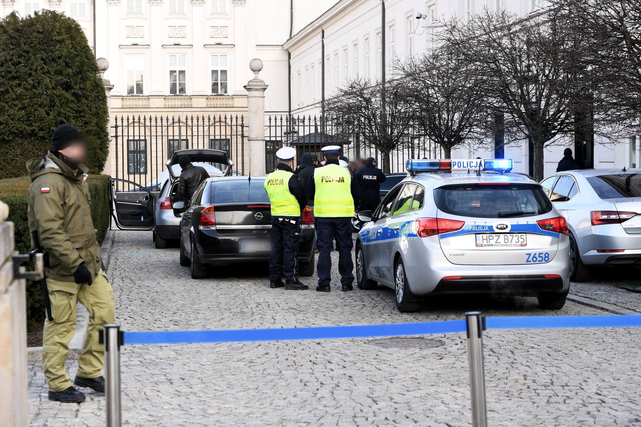 Incydent przed Pałacem Prezydenckim z sądowym finałem