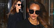 Jessica Alba w ciąży przyłapana na lotnisku! Na zdjęciach z profilu widać pierwsze krągłości
