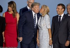 Brigitte Macron i Donald Trump podczas szczytu G7. Wymieniali dyplomatyczne gesty