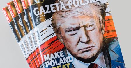 "Gazeta Polska" ze specjalną okładką na przyjazd Donalda Trumpa. Ostre komentarze