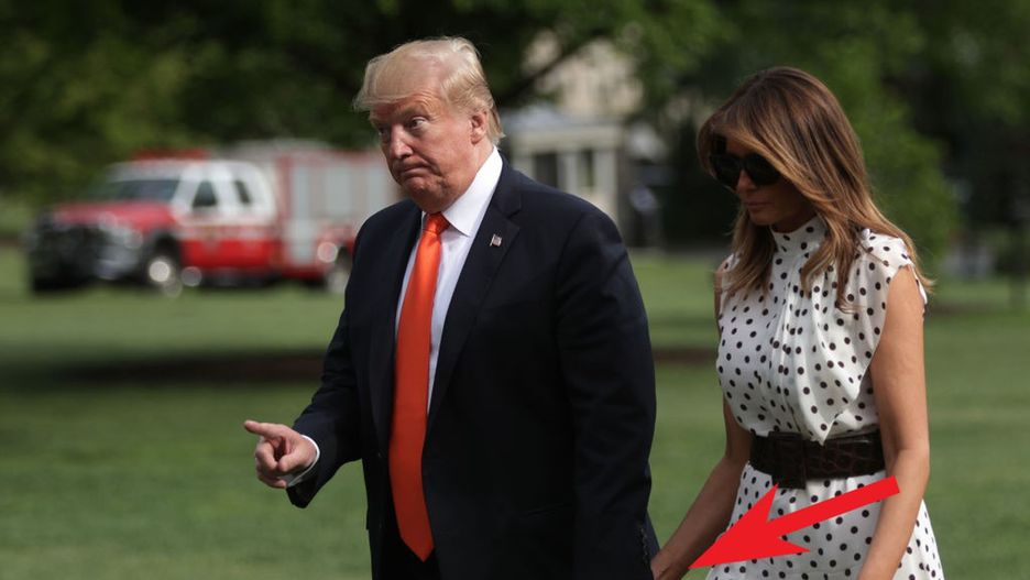 Ekspertka od mowy ciała przeanalizowała postawy Melanii i Donalda Trumpów