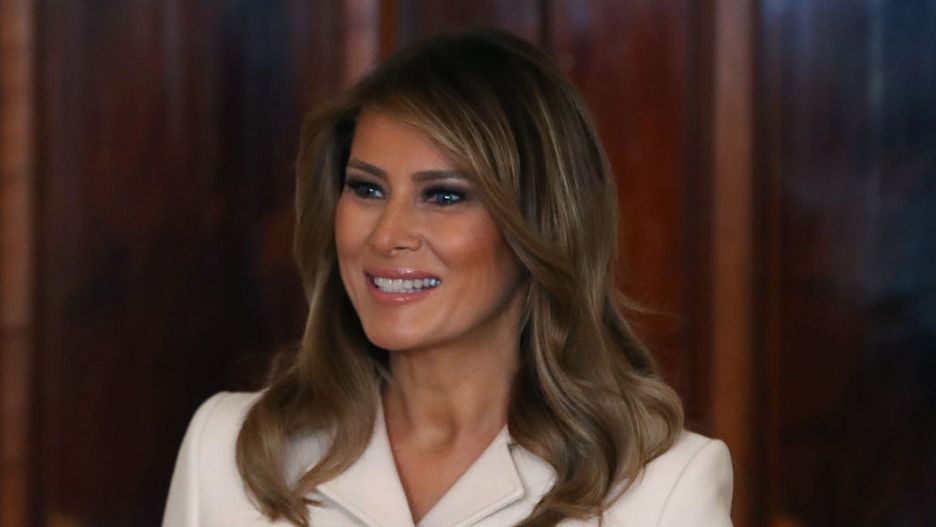 Melania Trump w modnej spódnicy