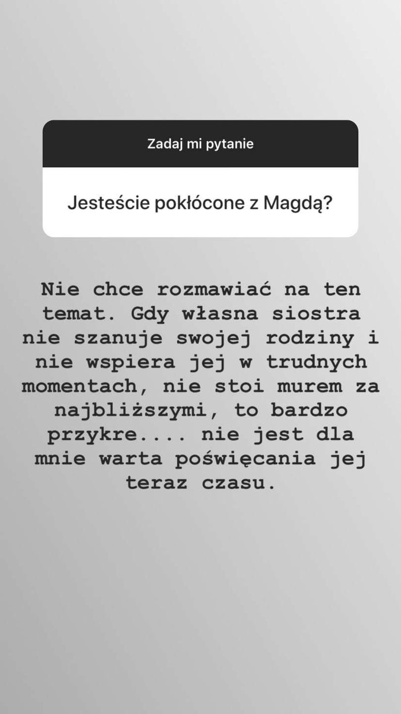 Esmeralda Godlewska o konflikcie z Magdą Godlewską