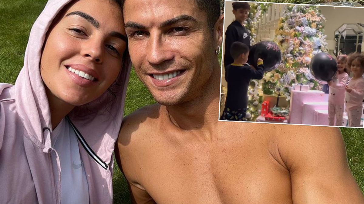 Cristiano Ronaldo i Georgina Rodriguez oczekują bliźniąt. W spektakularny sposób zdradzili płeć dzieci