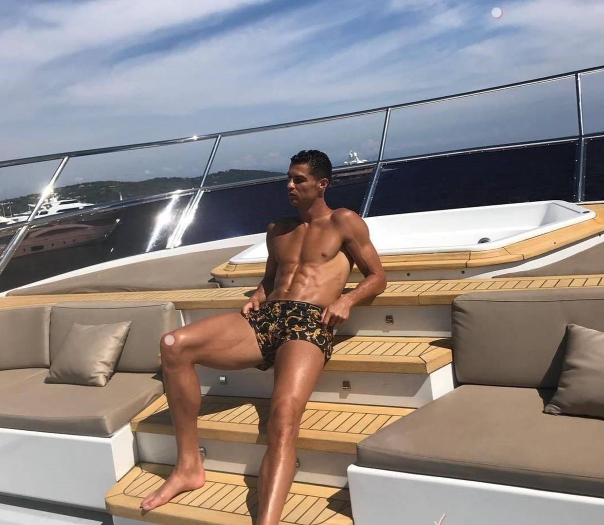 Cristiano Ronaldo na wakacjach