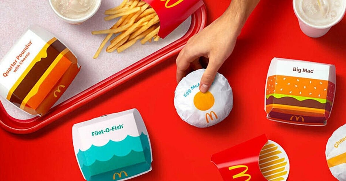McDonald's zmienia podejście do opakowań. Nowe pudełka z graficzną prezentacją danego produktu