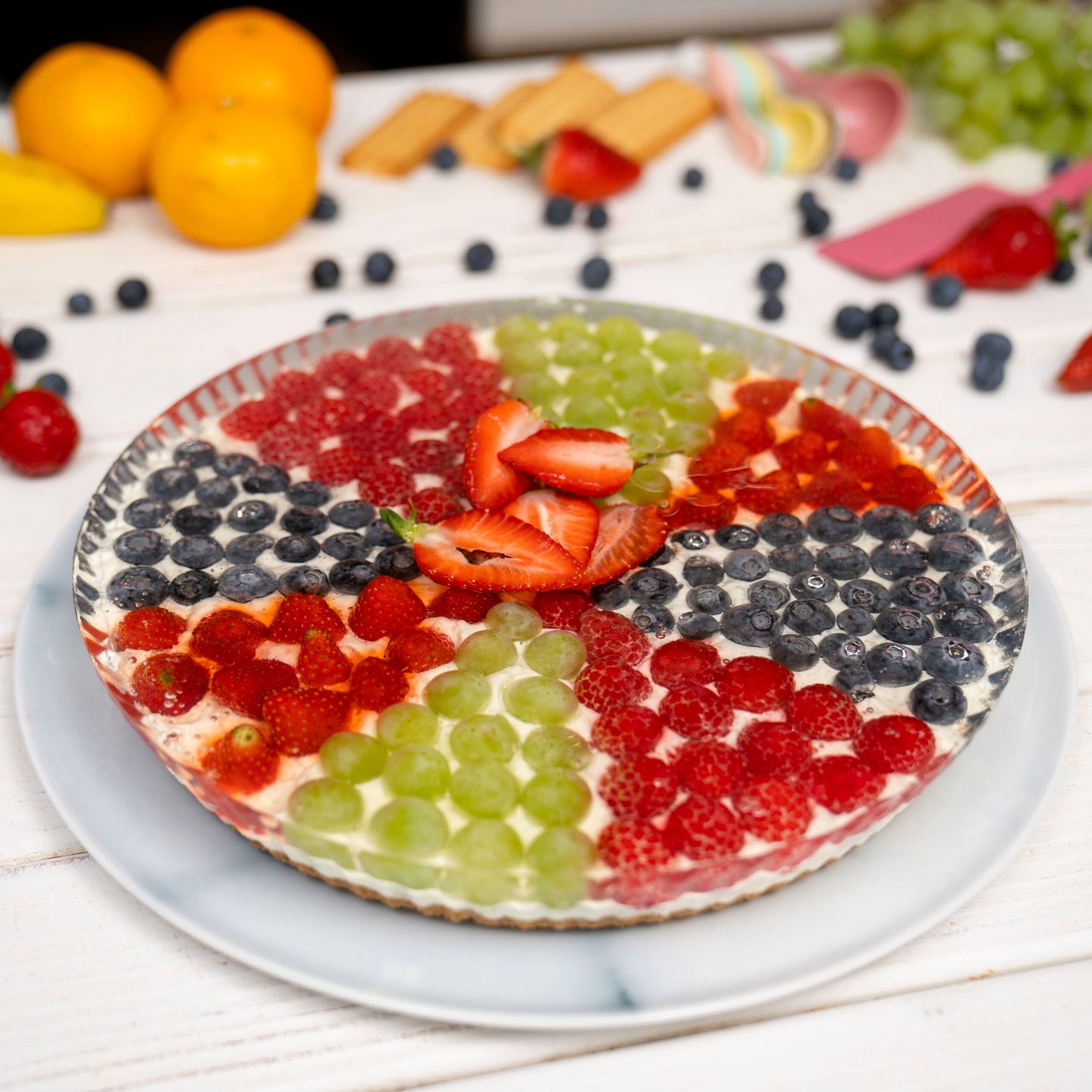 Tarta bez pieczenia- Pyszności