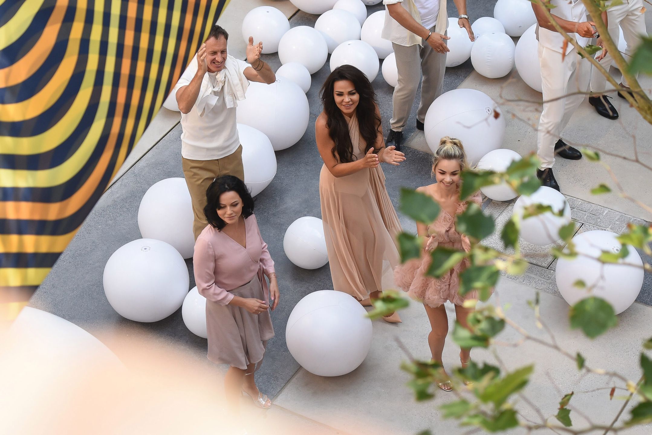 Sylwia Bomba, Iza Małysz, Kinga Sawczuk — Taniec z gwiazdami 12, gwiazdy nagrywają spot