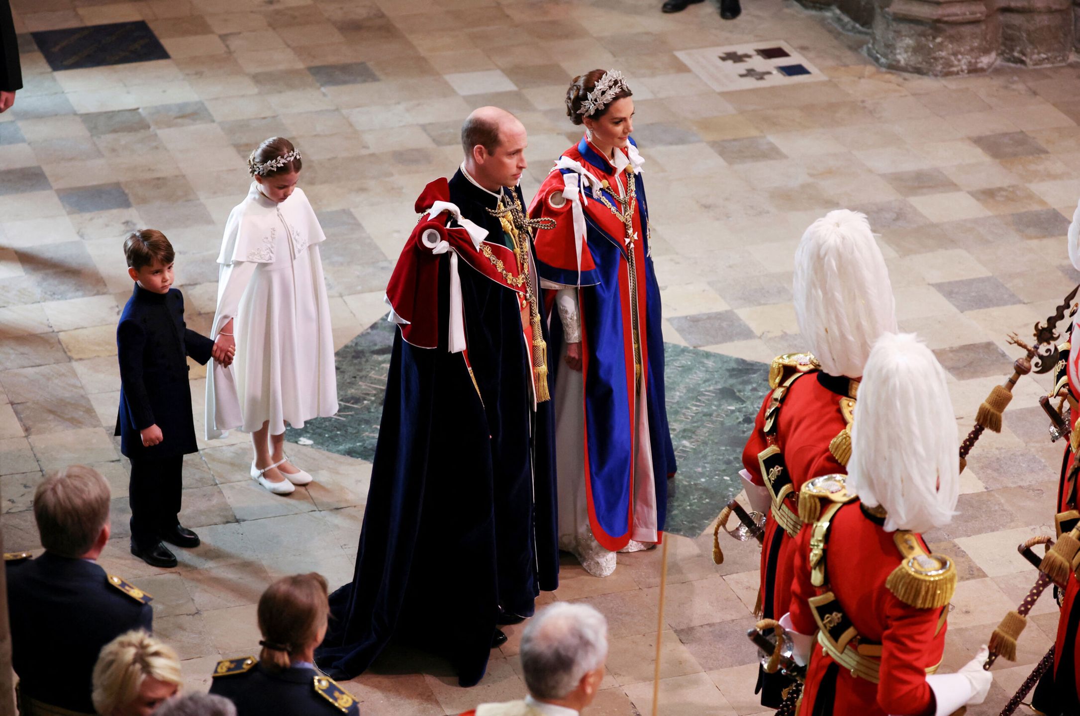 Księżna Kate, książę William i ich dzieci (fot. GettyImages )