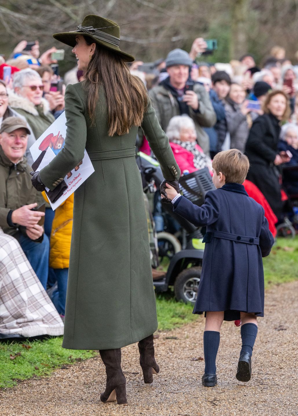 Royalsi na mszy świątecznej - Kate
