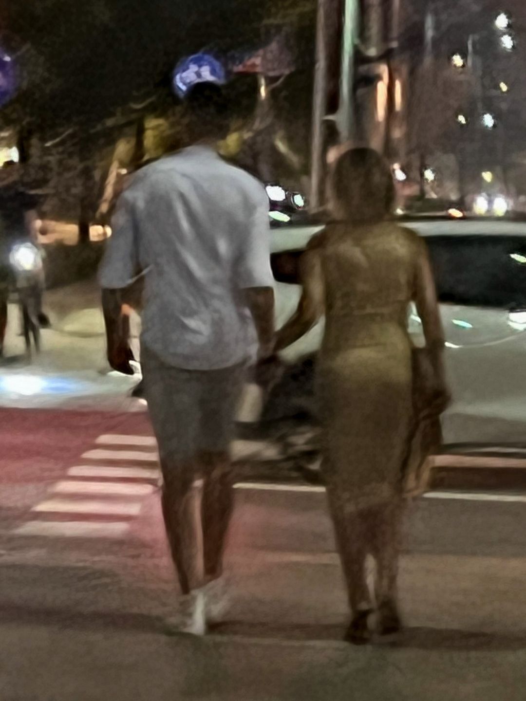 Joanna Racewicz w klubie z partnerem