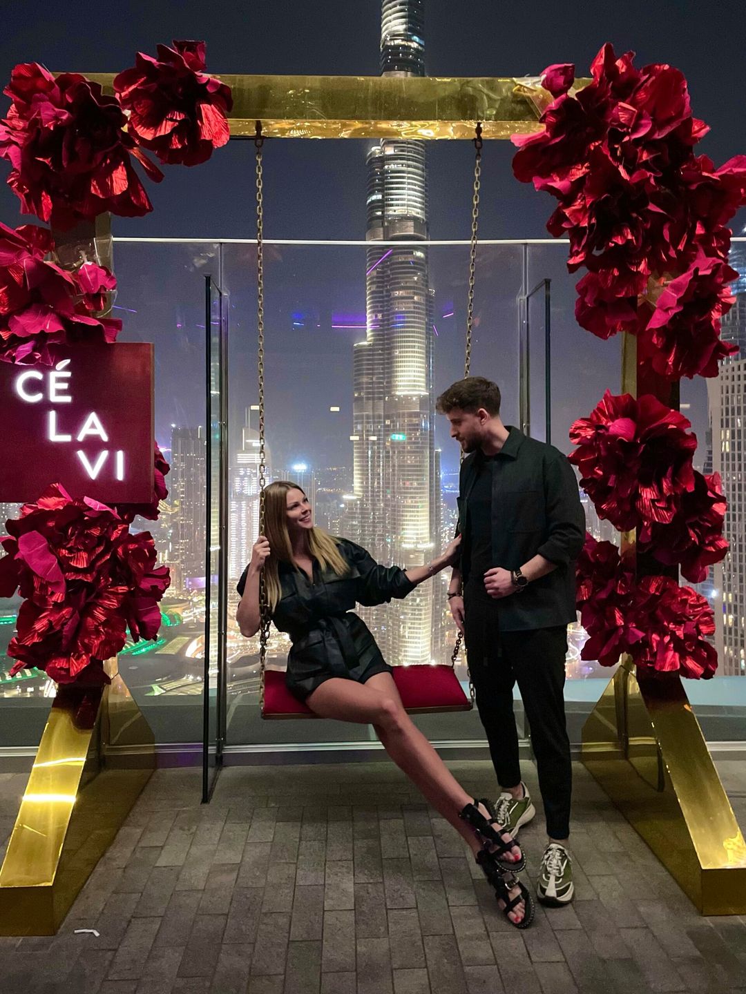 Małgorzata Tomaszewska i Olek Sikora w Dubaju