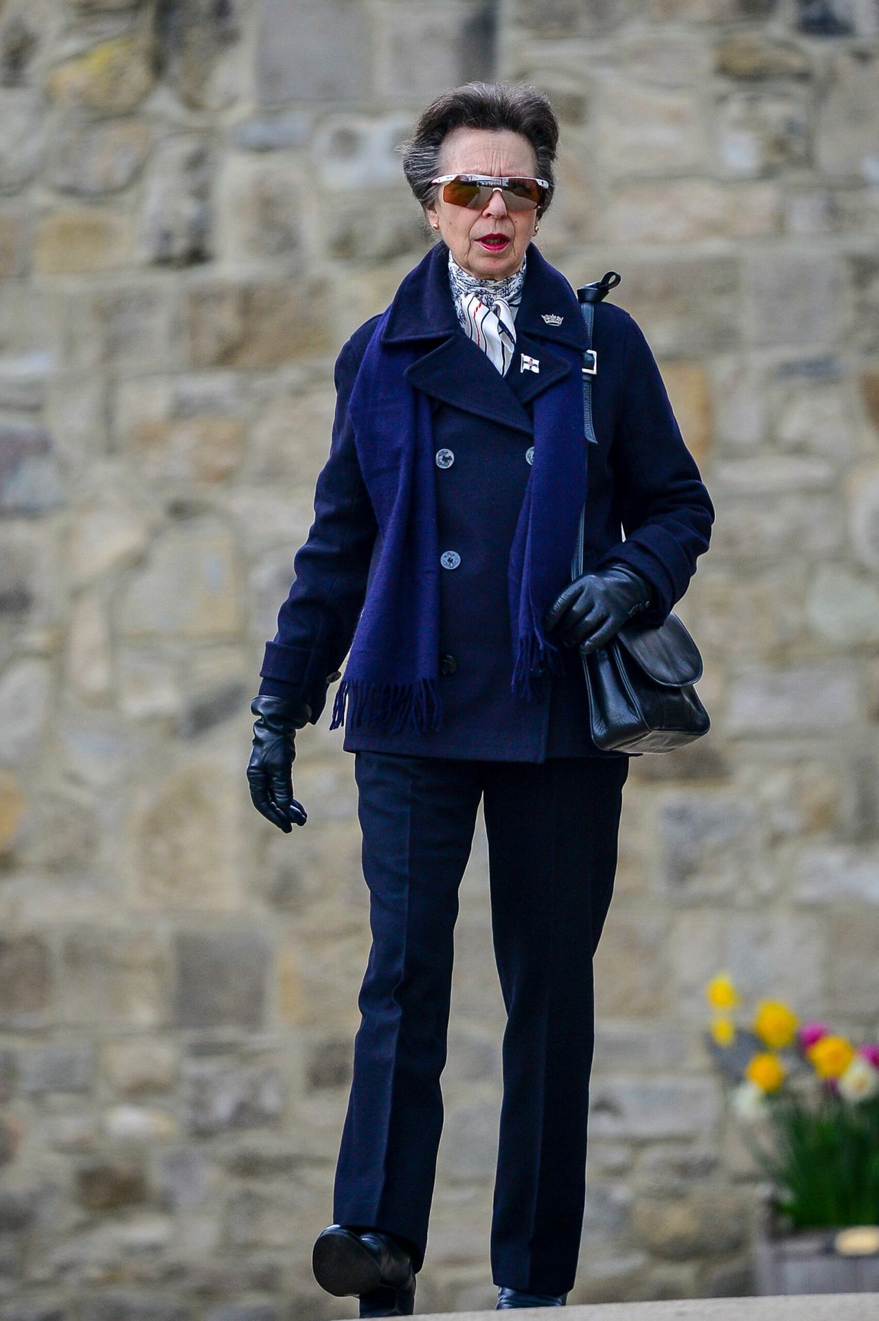 The Princess Royal views a Youth Training Programme during a visit to the Royal Yacht Squadron at The Castle in Cowes, on the Isle of Wight. Picture date: Wednesday April 14, 2021., Credit:Avalon.red / Avalon