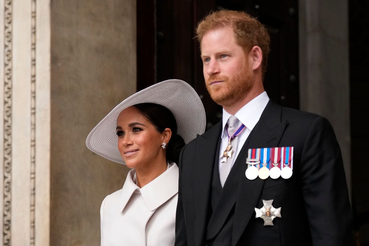 Harry i Meghan na Trooping the colour 2022