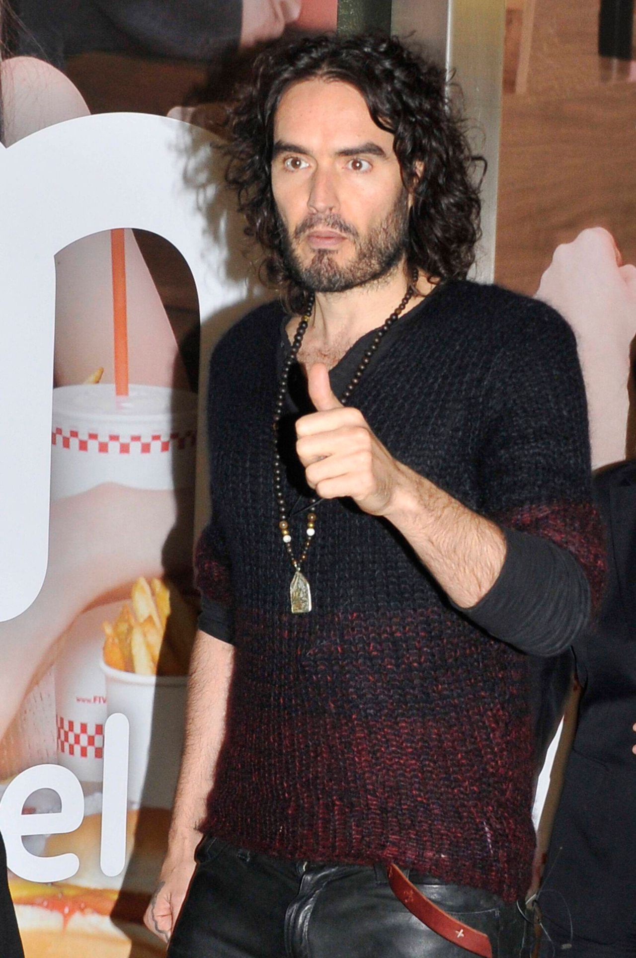 Russell Brand Arrives for a Signing of his new Books "Revolution" & "The Pied Piper of Hamelin" at WH Smith. Lakeside Shopping Centre, Grays, Thurrock, Essex on Wednesday 3 December 2014.