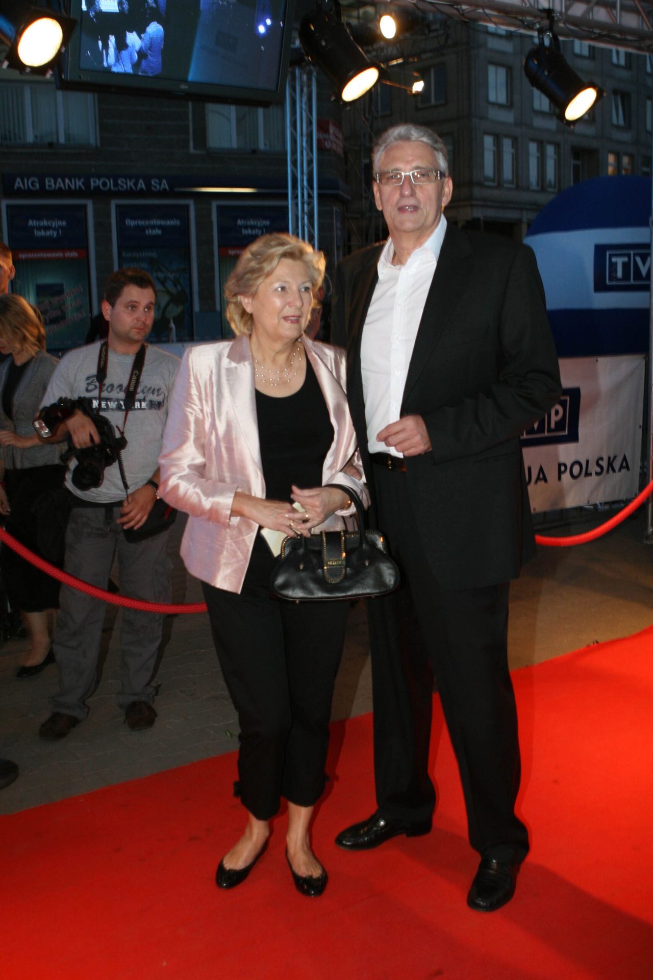 Bogusław Wołoszański z żoną (ONS)