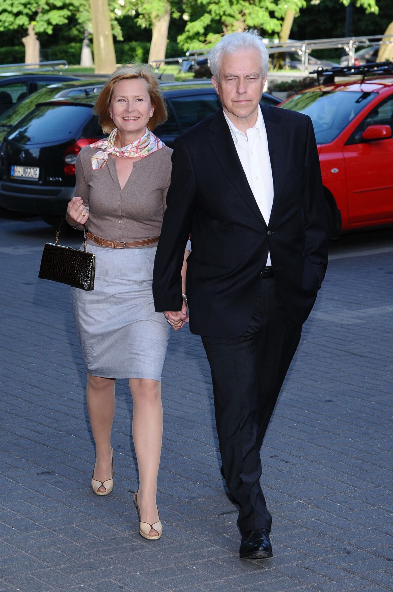Barbara Bursztynowicz z mężem (fot. ONS)